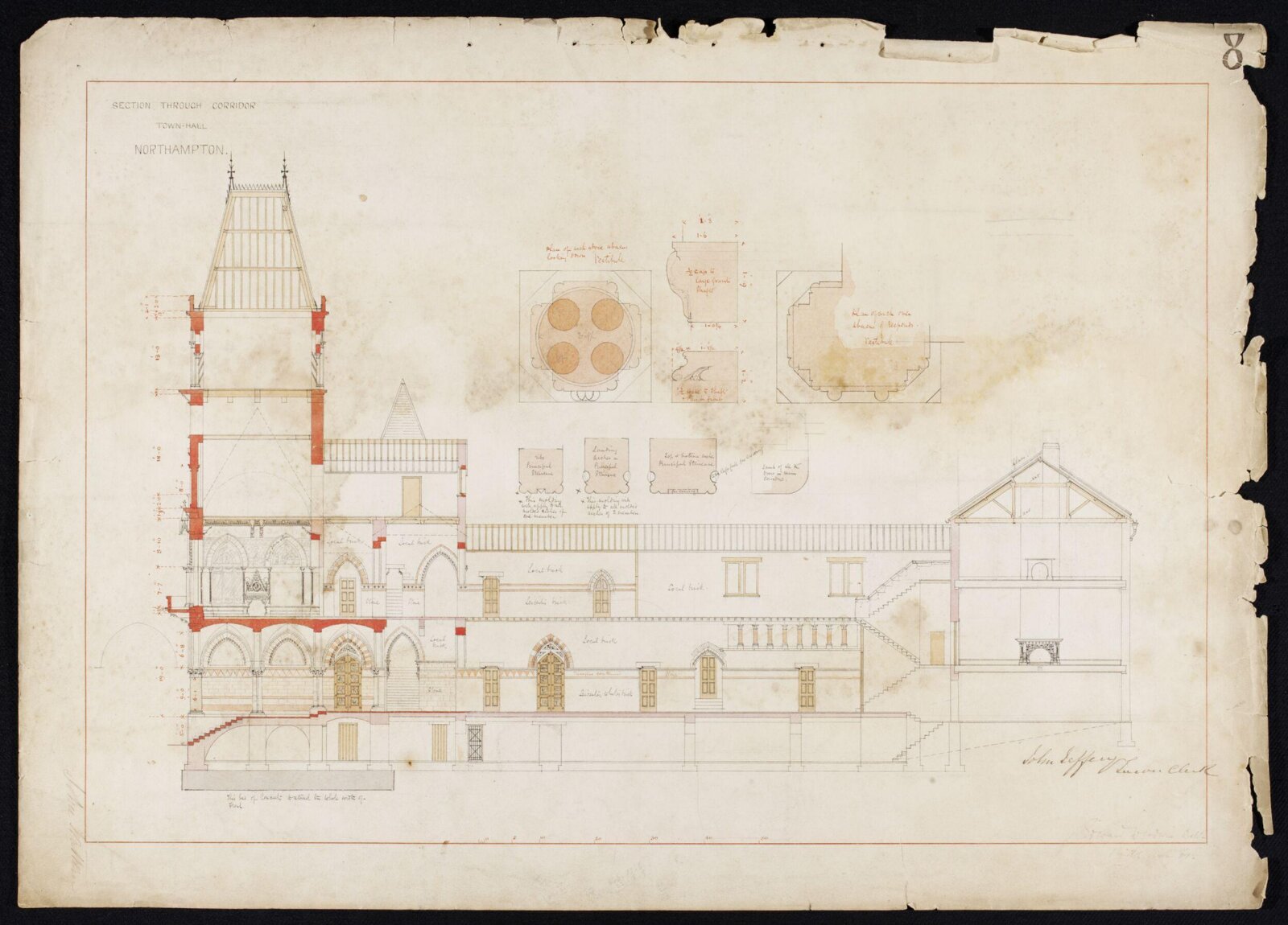 Drawing, Edward William Godwin, May 1861