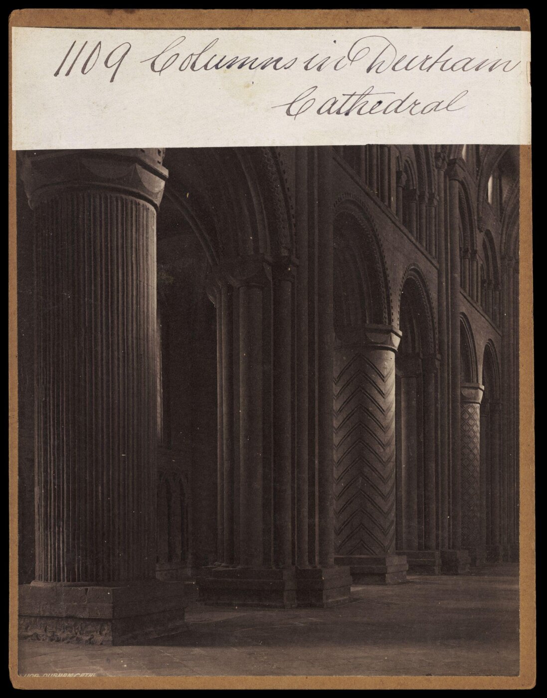 Francis Frith, Columns in Durham Cathedral