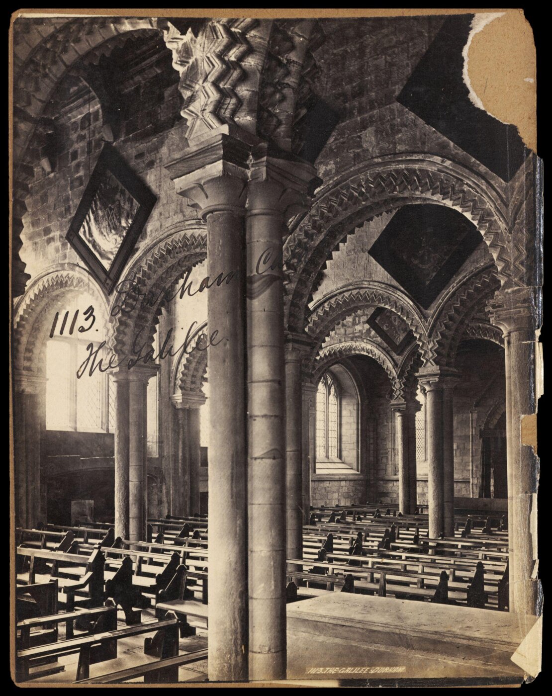 Francis Frith, Durham Cath'l.  The Galilee
