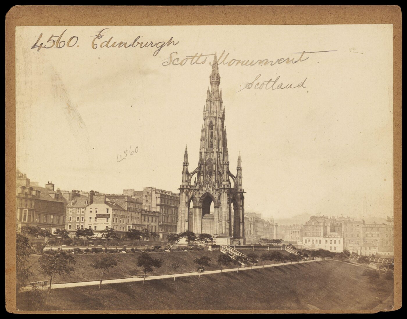 Francis Frith, Edinburgh.  Scotts Monument.  Scotland