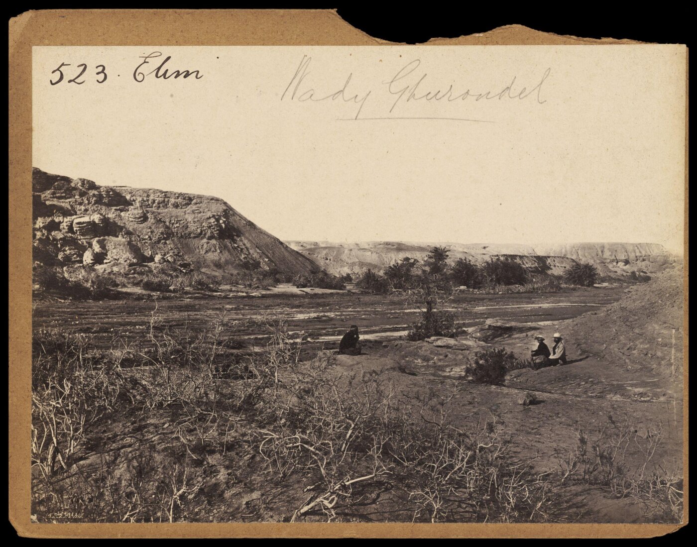 Francis Frith, Elim.  Wady Ghurondel