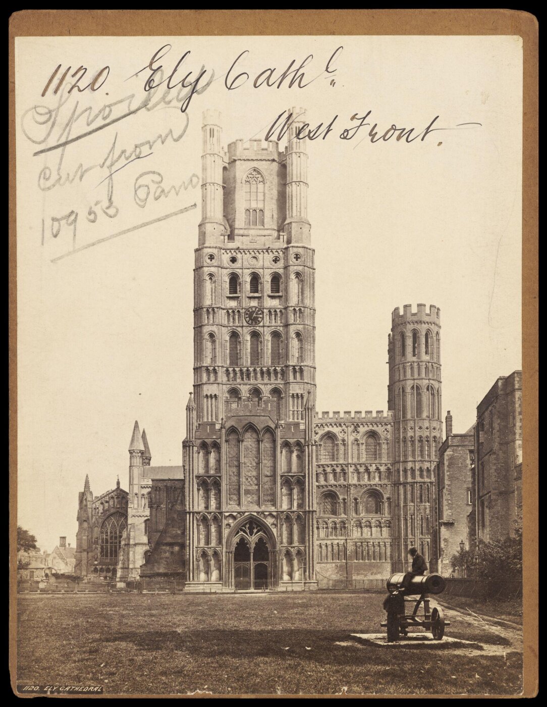 Francis Frith, Ely Cath'l.  West Front