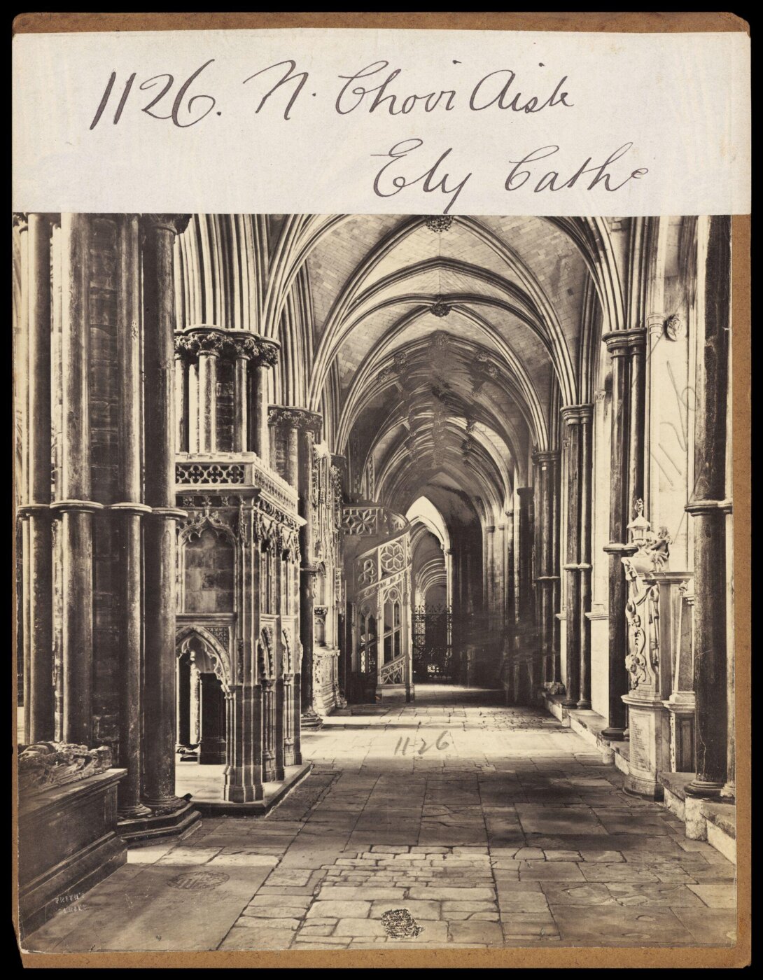 Francis Frith, N. Choir Aisle. Ely Cath'l