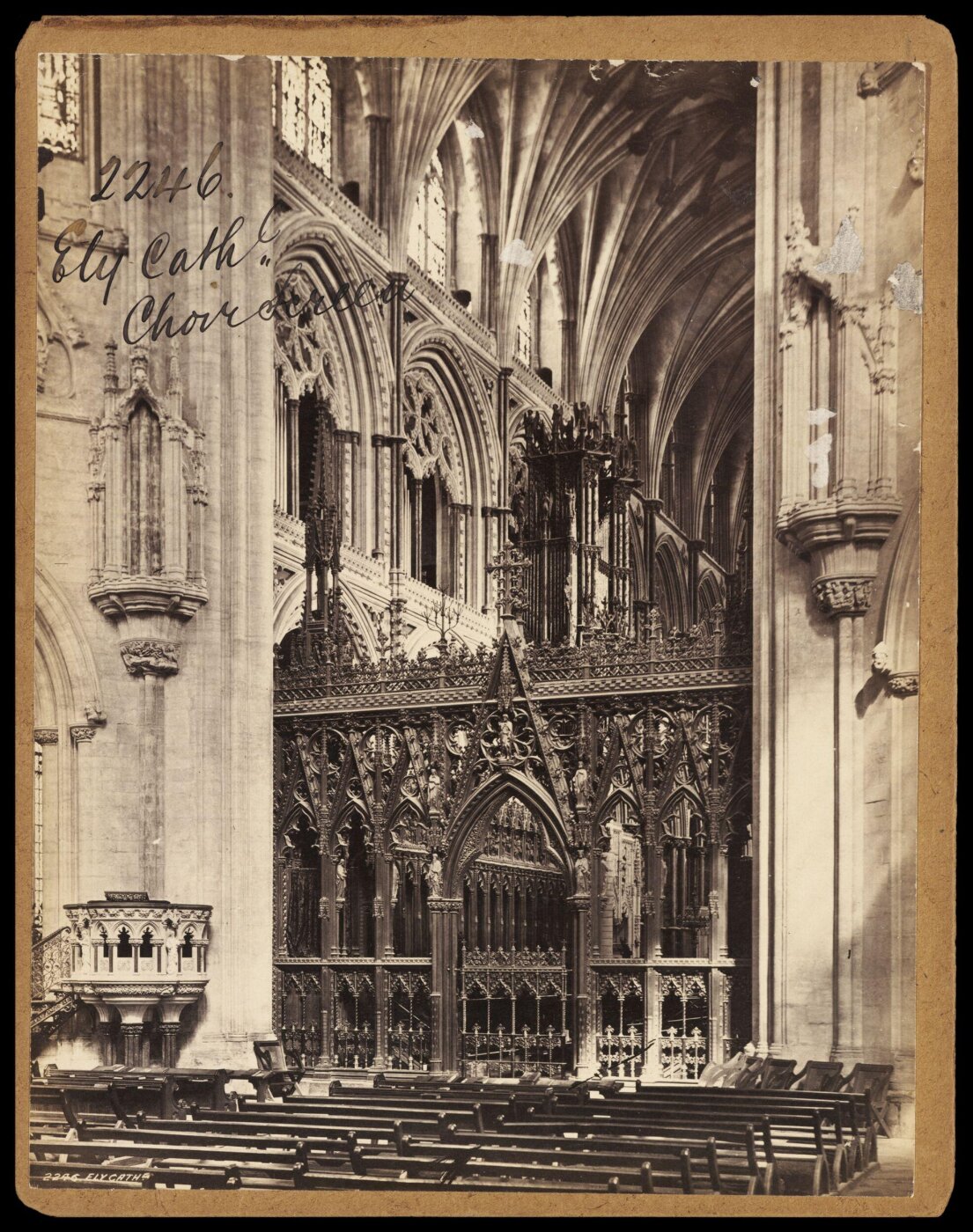 Francis Frith, Ely Cath'l. Choir Screen