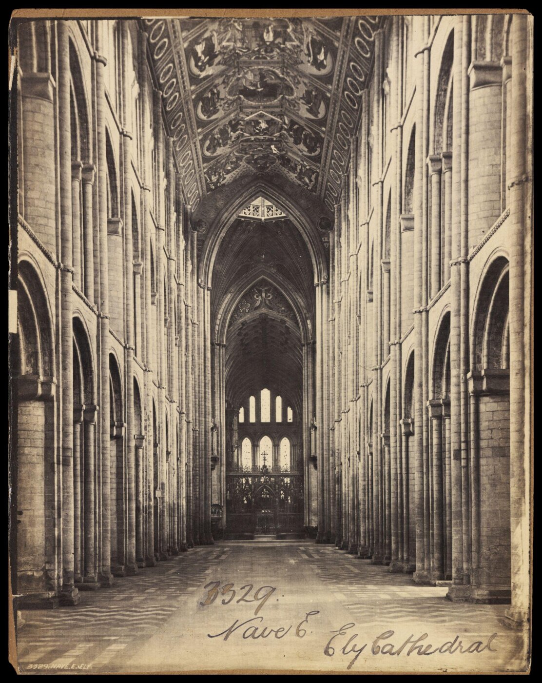 Francis Frith, Nave E.  Ely Cathedral