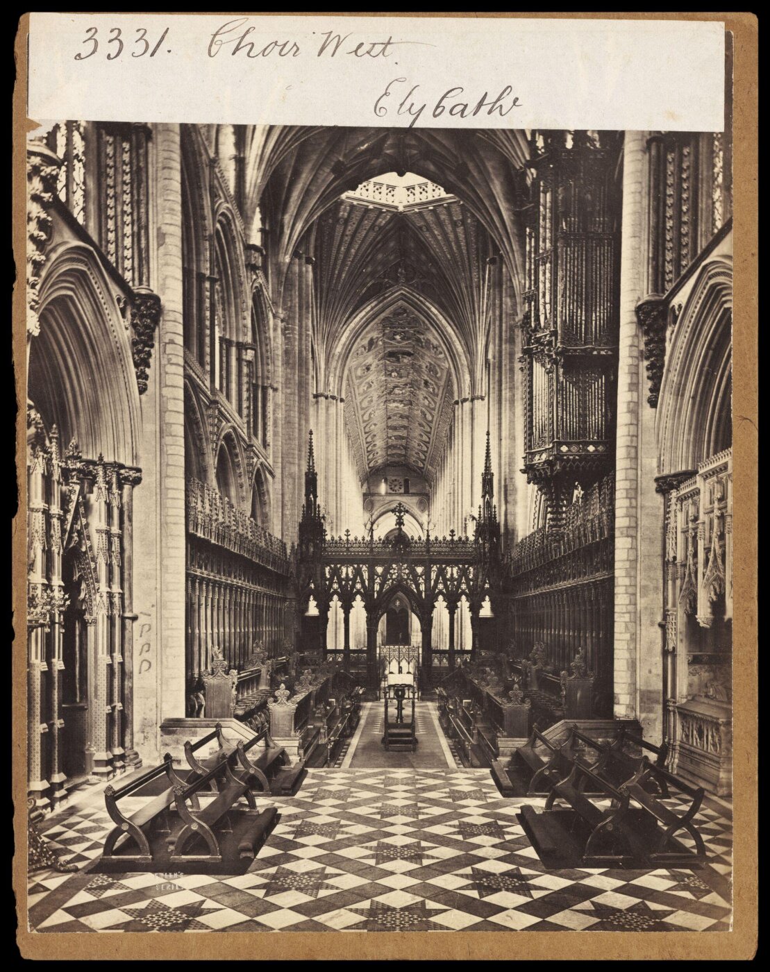 Francis Frith, Choir West.  Ely Cath'l