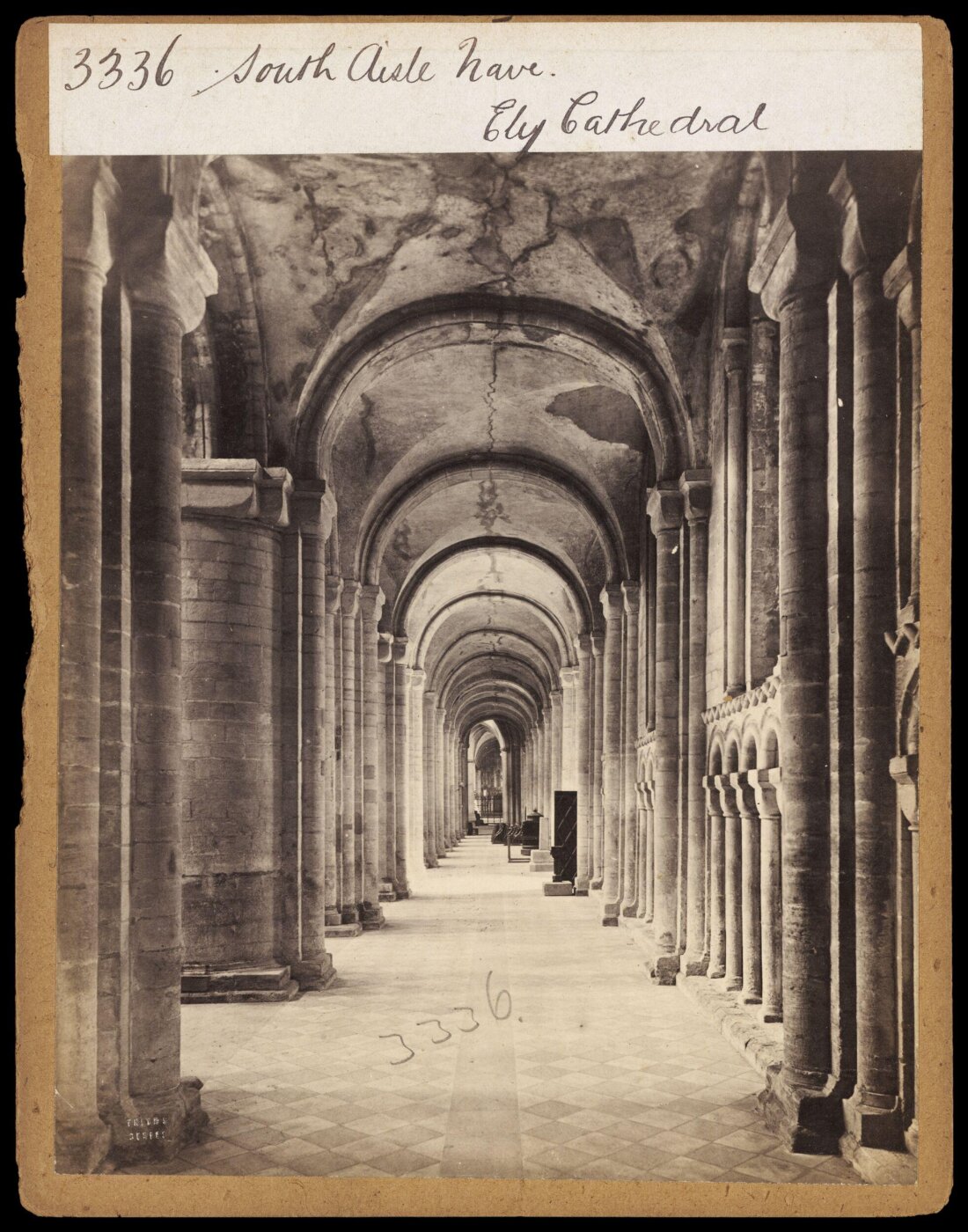 Francis Frith, South Aisle Nave. Ely Cathedral