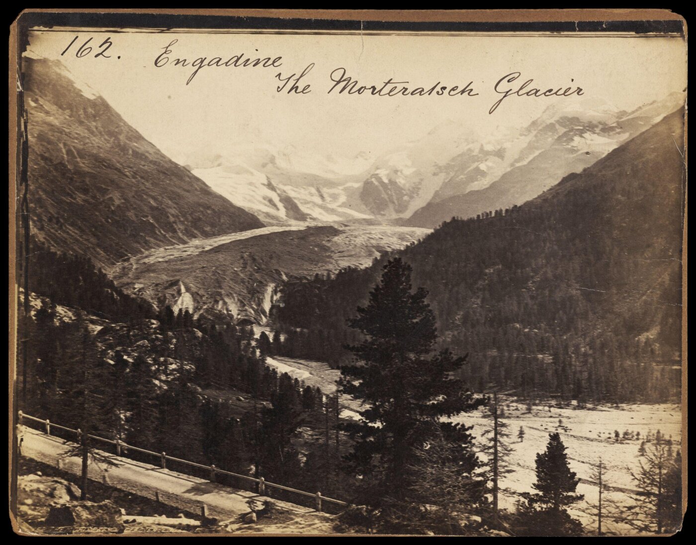 Francis Frith, Engadine.  The Morteratsch Glacier