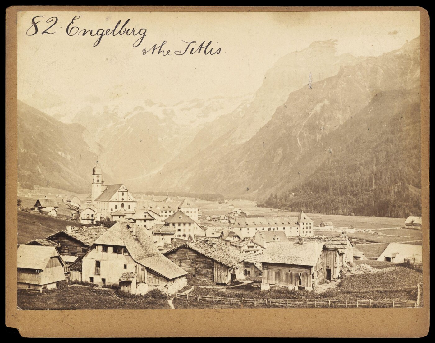 Francis Frith, Engelberg.  The Titlis