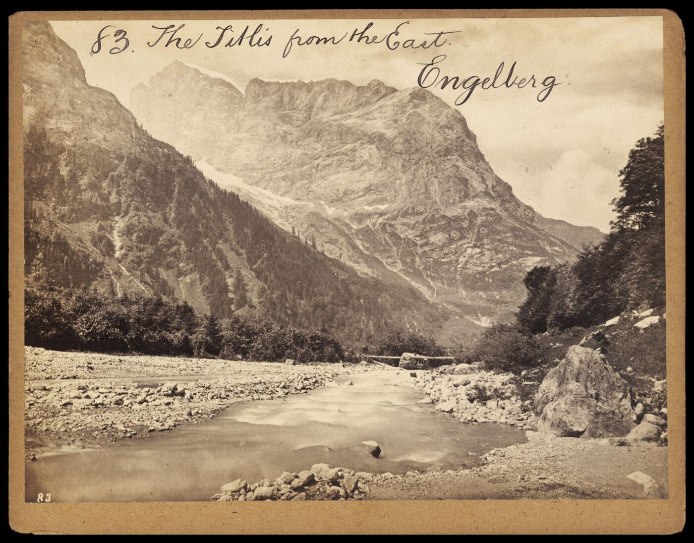 Francis Frith, The Titlis from the East. Engelberg