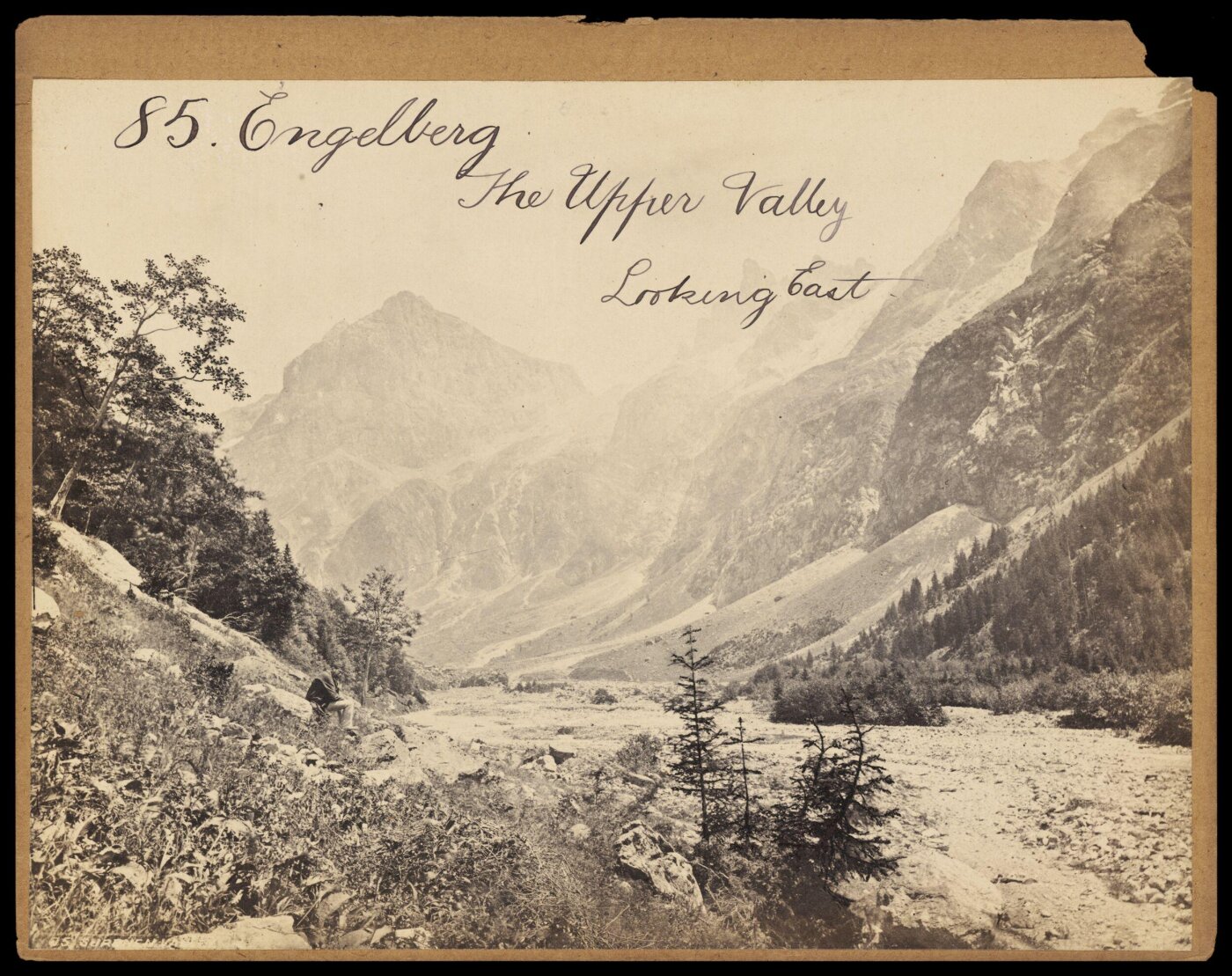 Francis Frith, Engelberg.  The Upper Valley Looking East