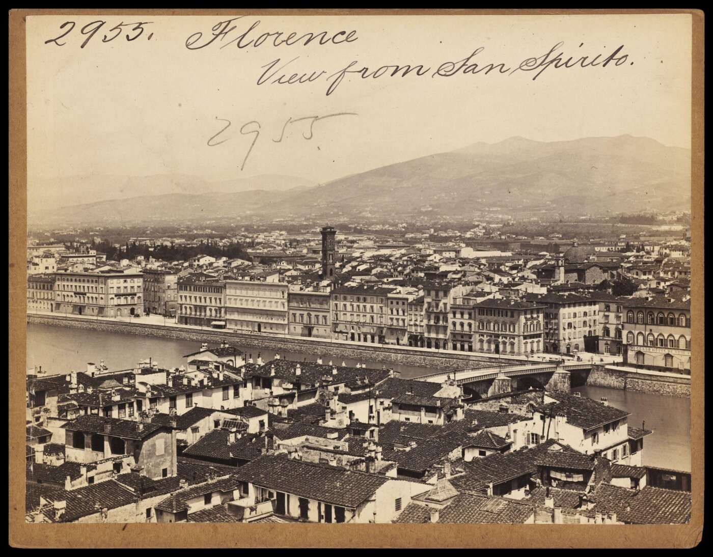 Francis Frith, Florence. View from San Spirito