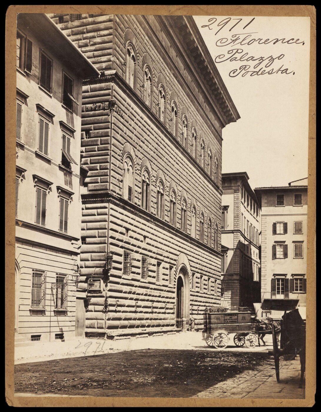 Francis Frith, Florence. Palazzo Podesta