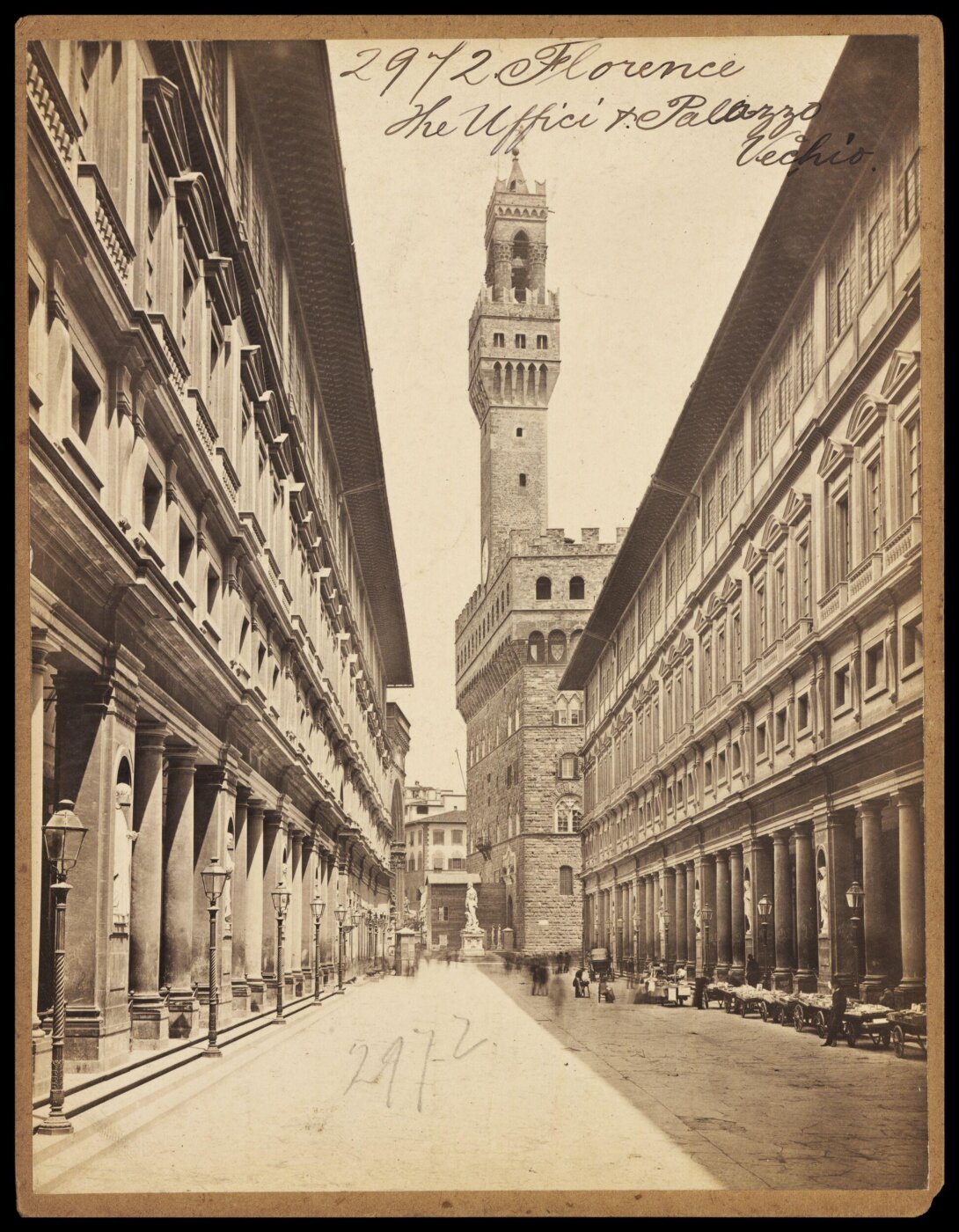 Francis Frith, Florence. The Uffici & Palazzo Vecchio