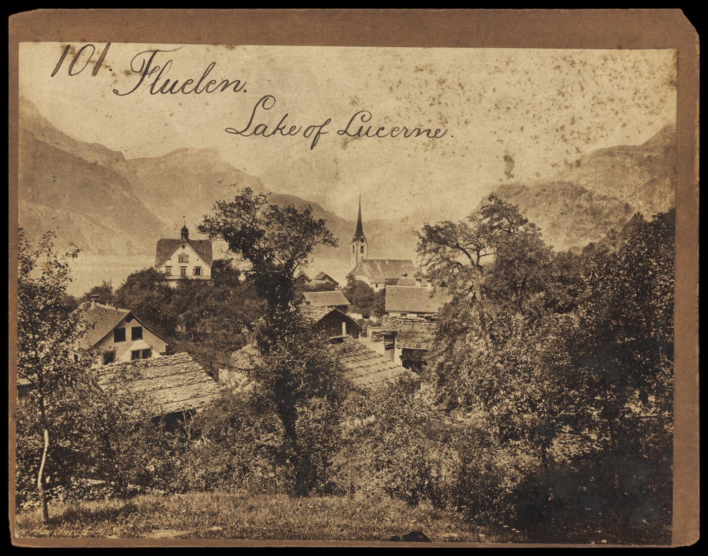 Francis Frith, Fluelen. Lake of Lucerne