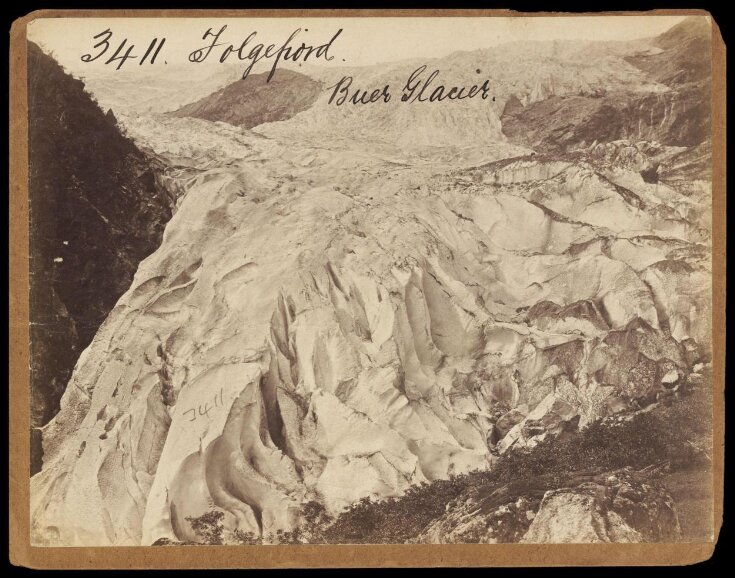 Folgefiord.  Buer Glacier top image
