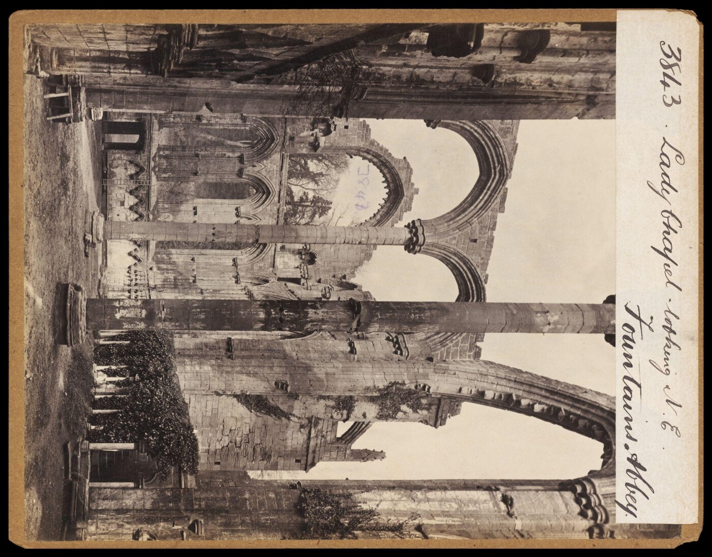 Francis Frith, Lady Chapel - looking N.E. Fountains Abbey