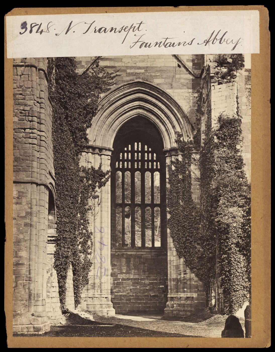 Francis Frith, N. Transept. Fountains Abbey