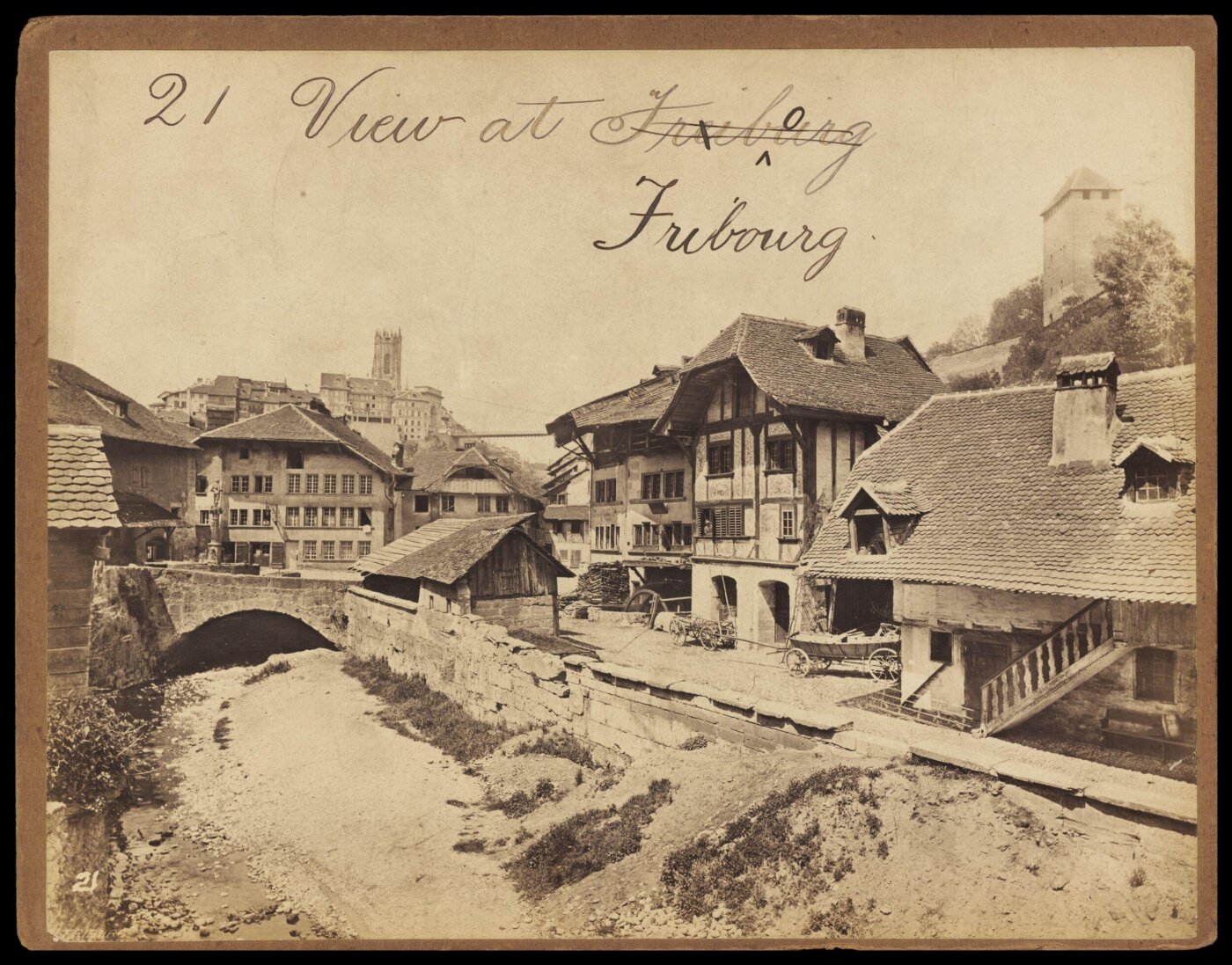 Francis Frith, View at Fribourg