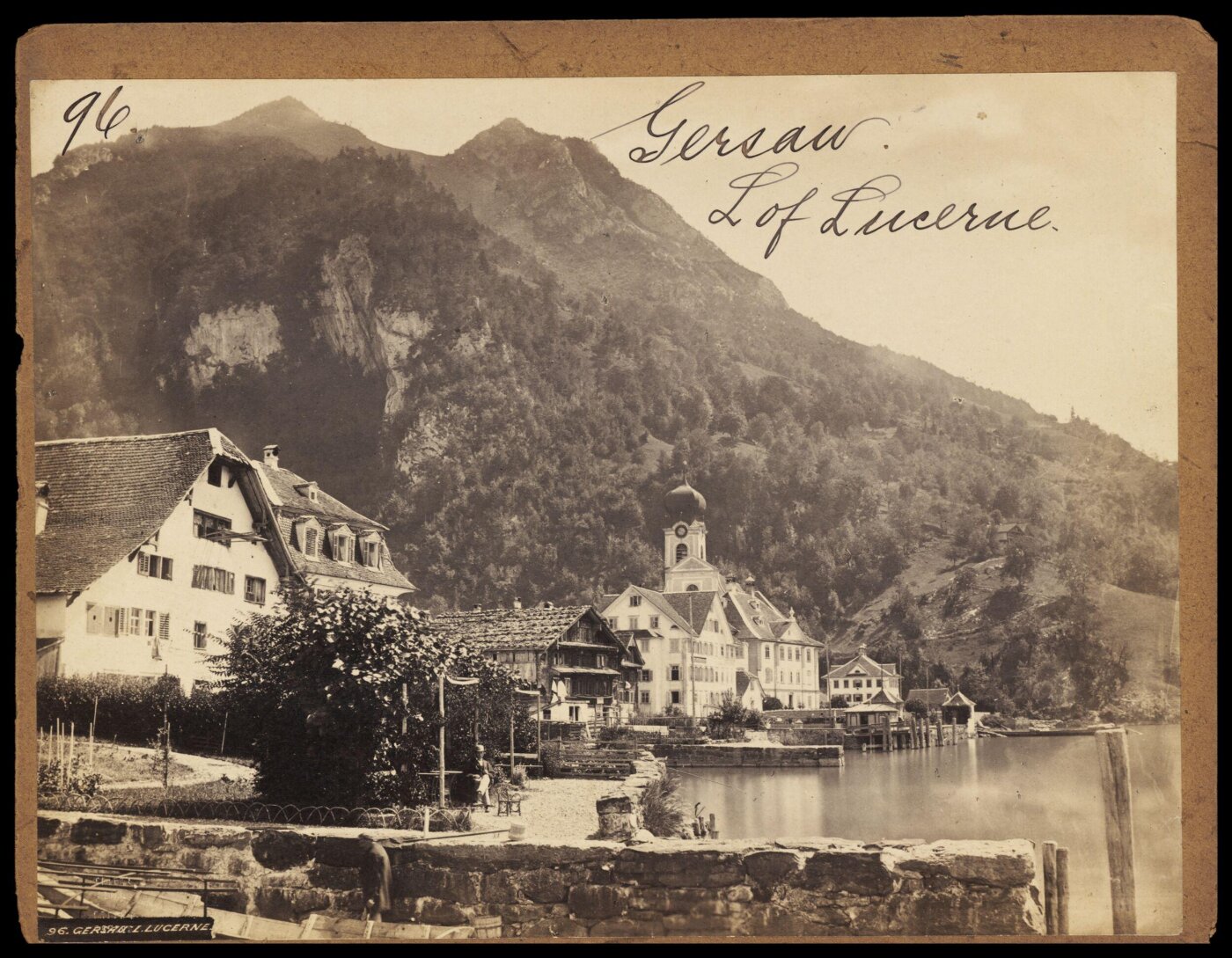 Francis Frith, Gersau. L of Lucerne