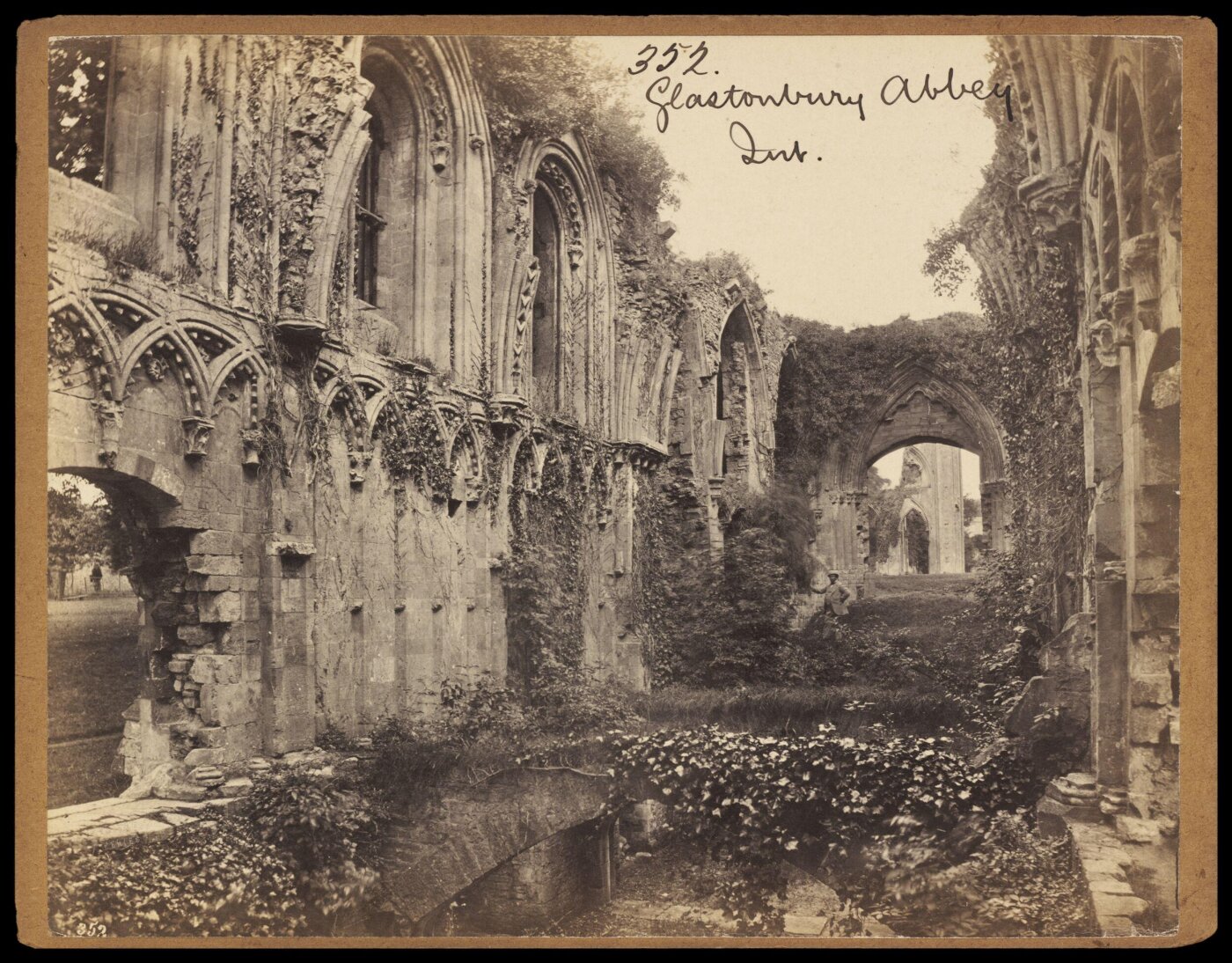 Francis Frith, Glastonbury Abbey. Int.
