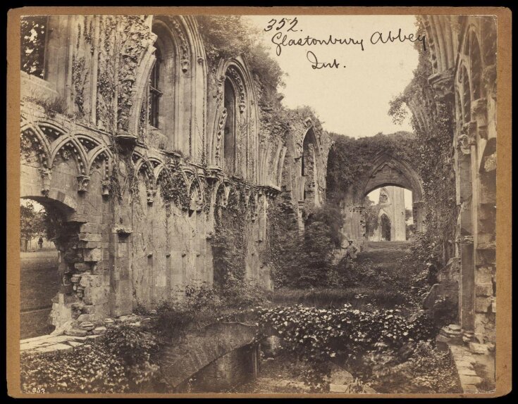 Glastonbury Abbey.  Int. top image