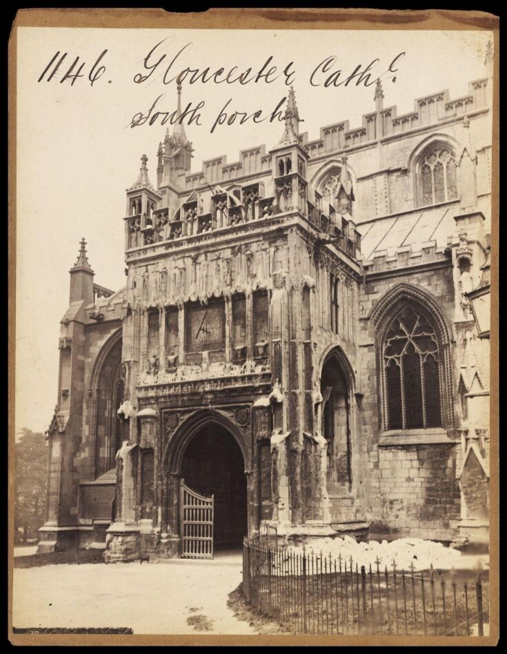 Gloucester Cath'l.  South porch top image