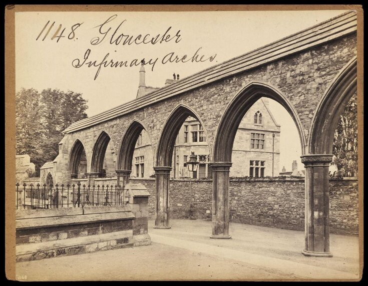 Gloucester.  Infirmary Arches top image