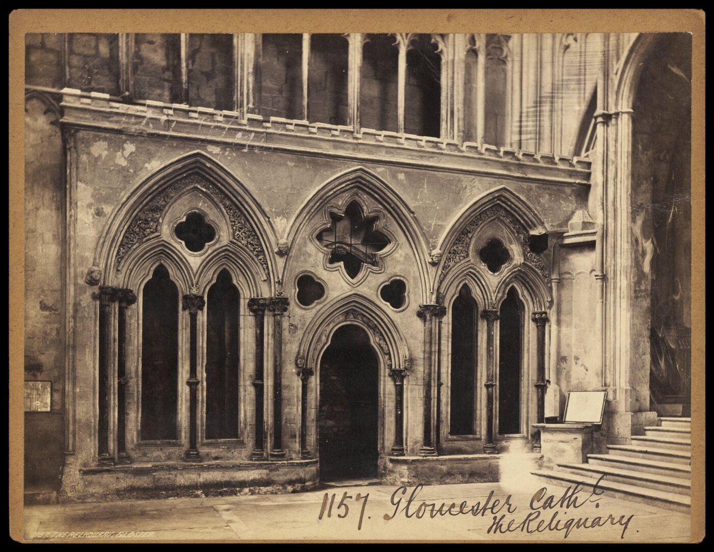Francis Frith, Gloucester Cath'l. The Reliquary