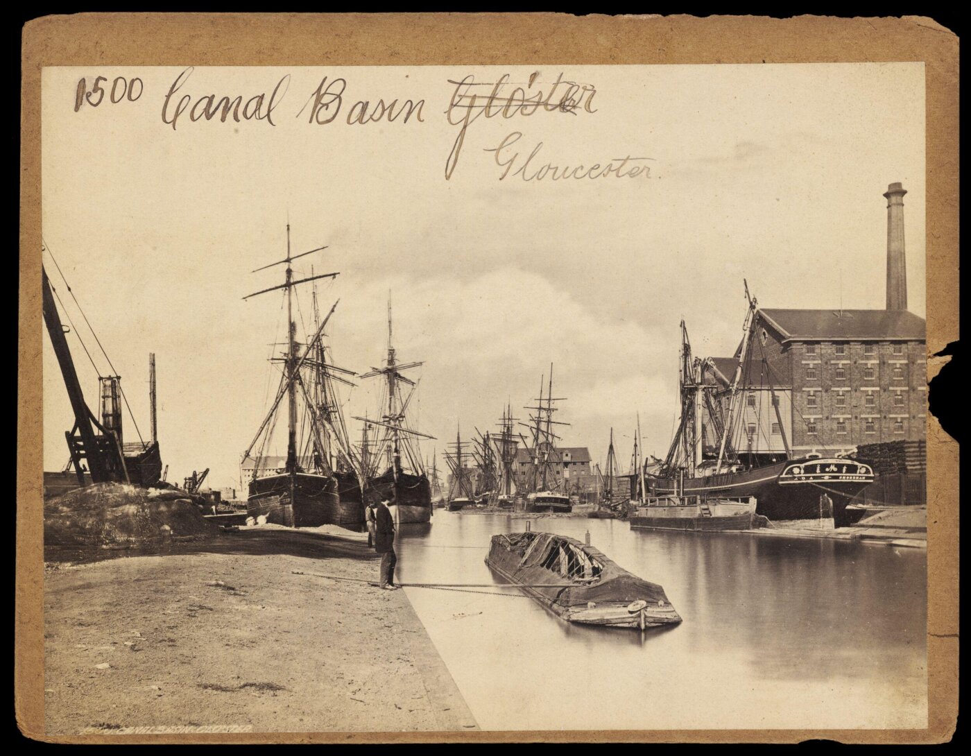 Francis Frith, Canal Basin. Gloucester