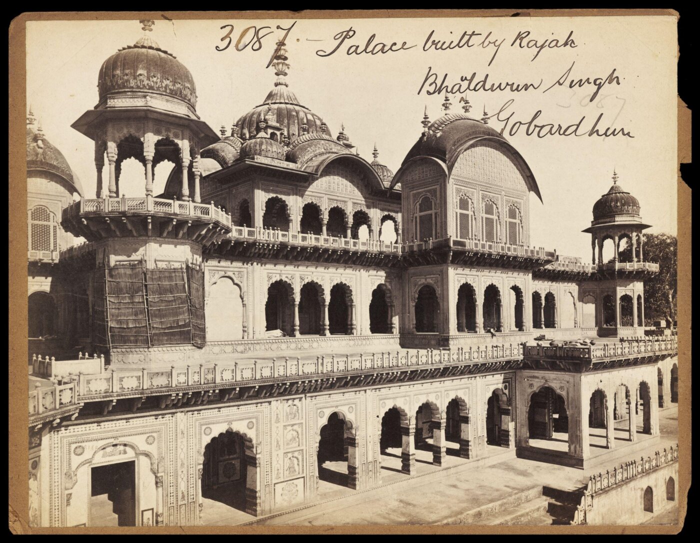 Francis Frith, Palace built by Raja Bhauldwin Singh Gobardhur