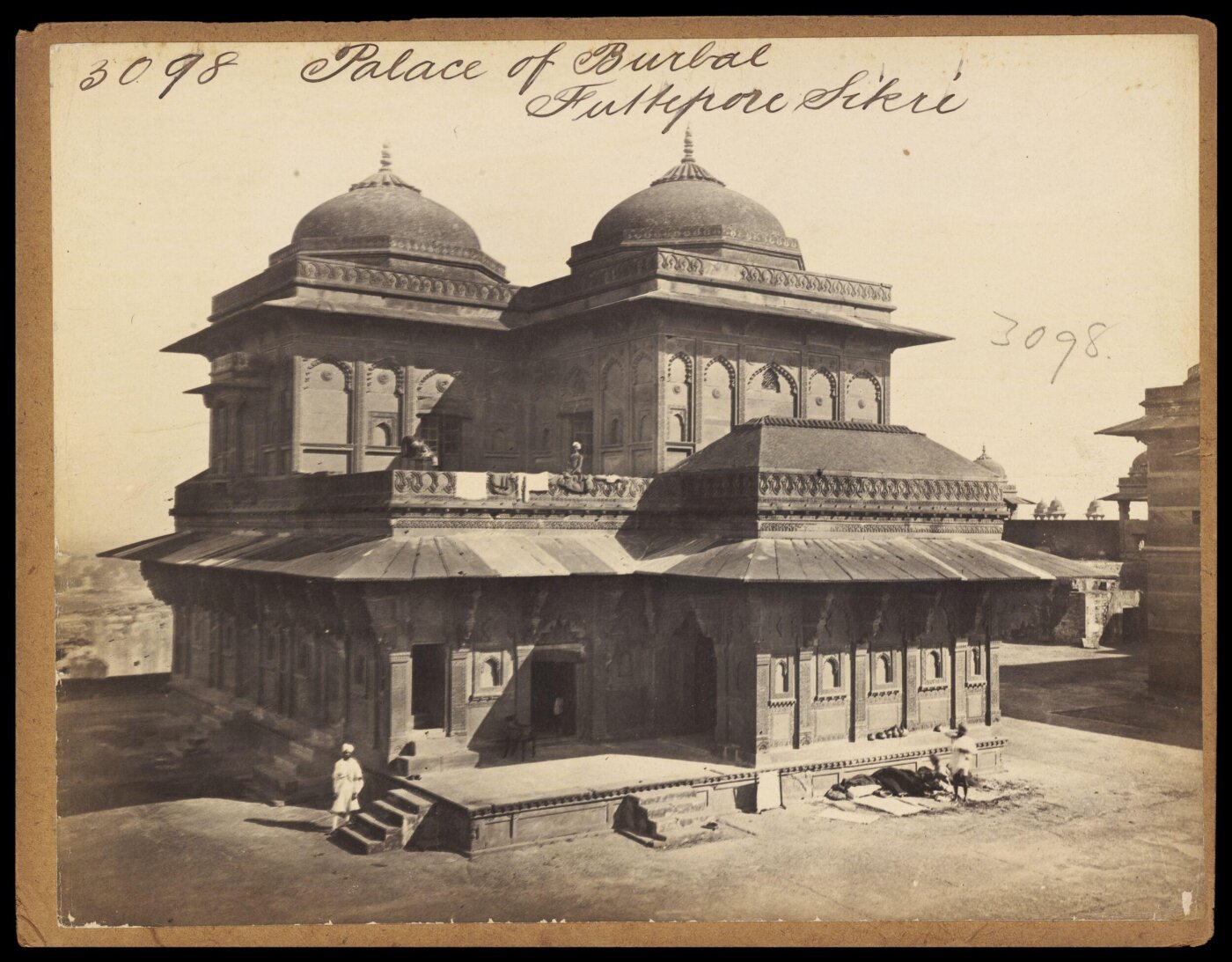 Francis Frith, Palace of Burbal.  Futtipore Sikri
