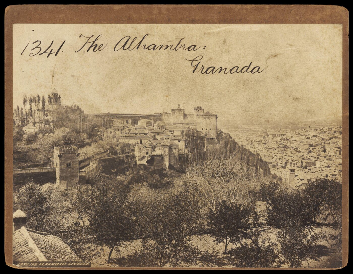 Francis Frith, The Alhambra.  Granada