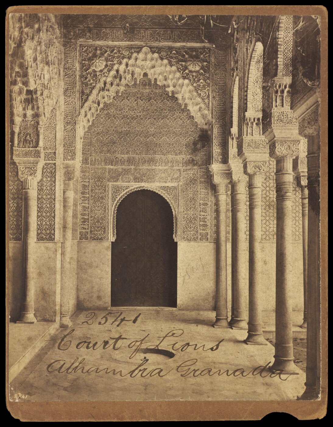 Francis Frith, Court of Lions Alhambra Granada