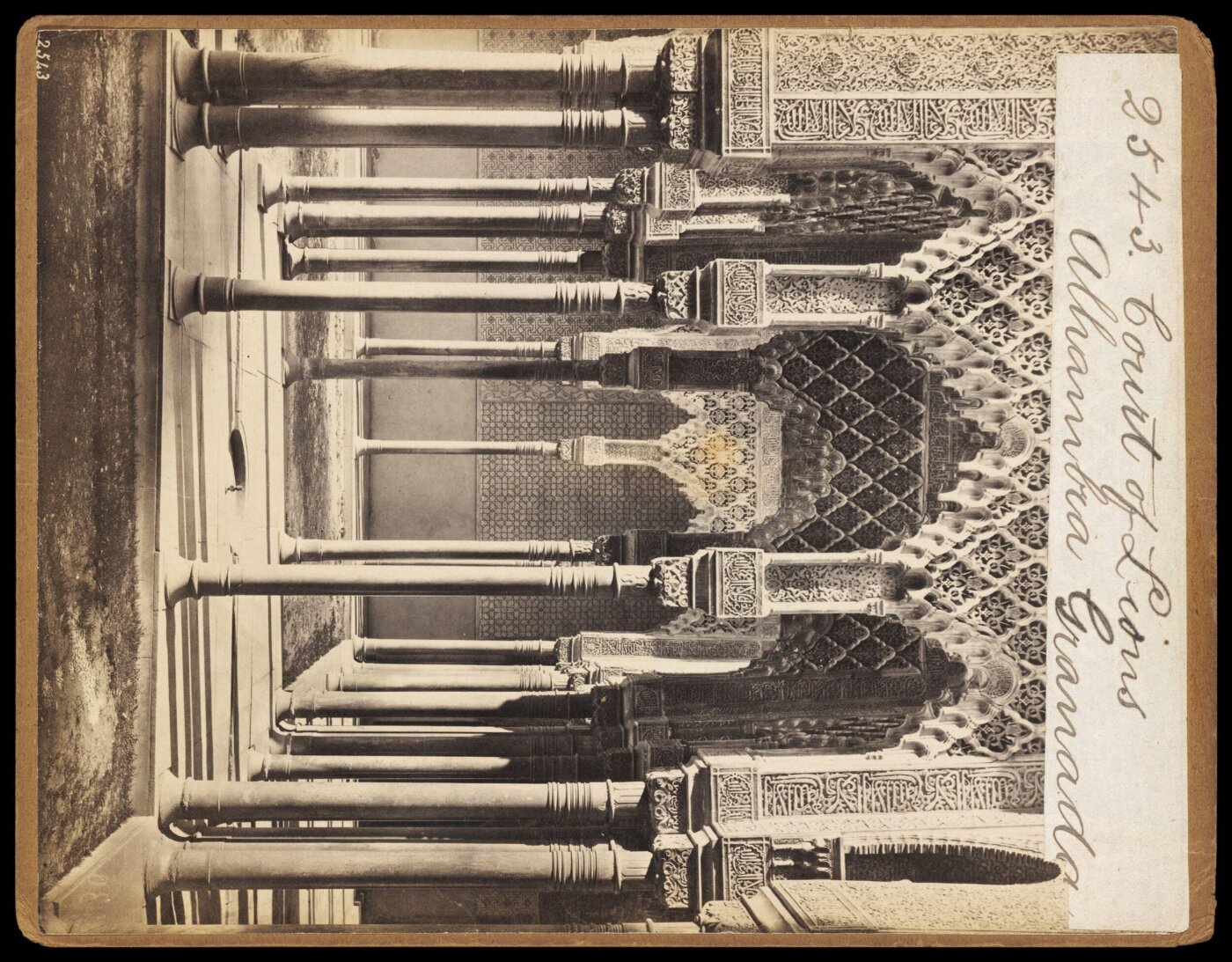 Francis Frith, Court of Lions Alhambra Granada
