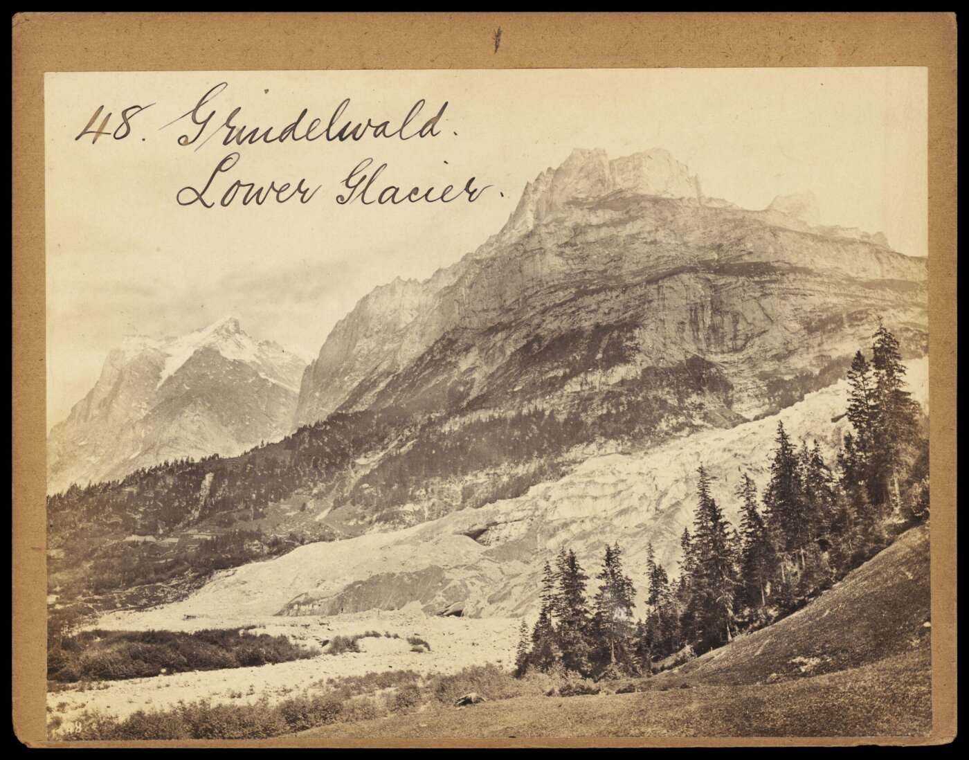 Francis Frith, Grindelwald. Lower Glacier