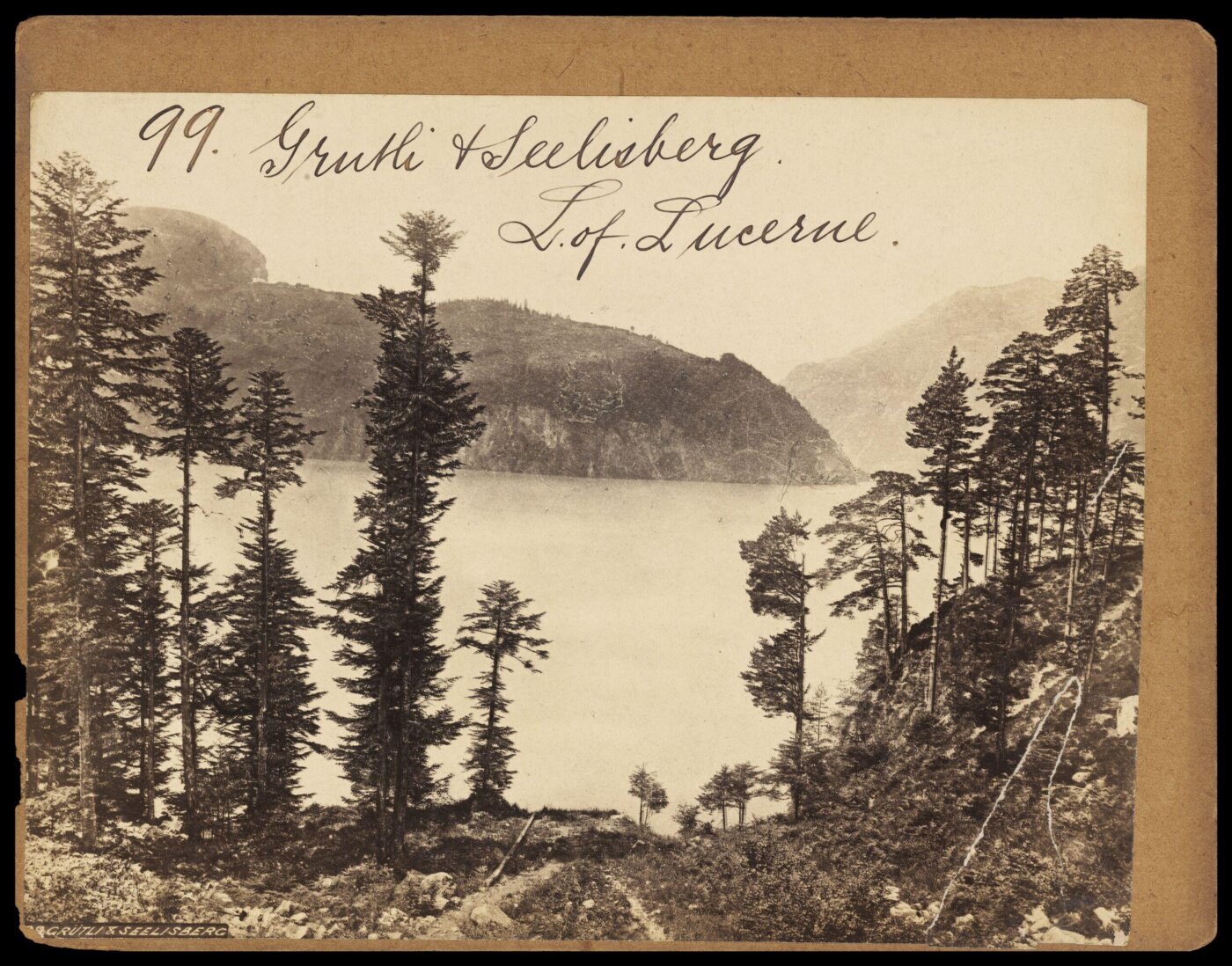 Francis Frith, Grutli & Seelisberg. L. of Lucerne