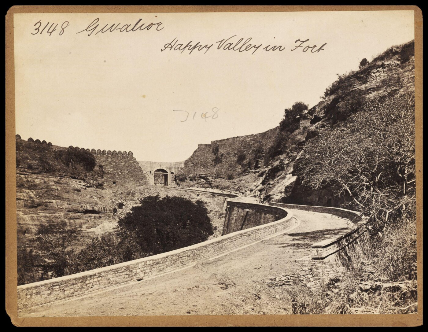 Francis Frith, Gwalior. Happy Valley in Fort