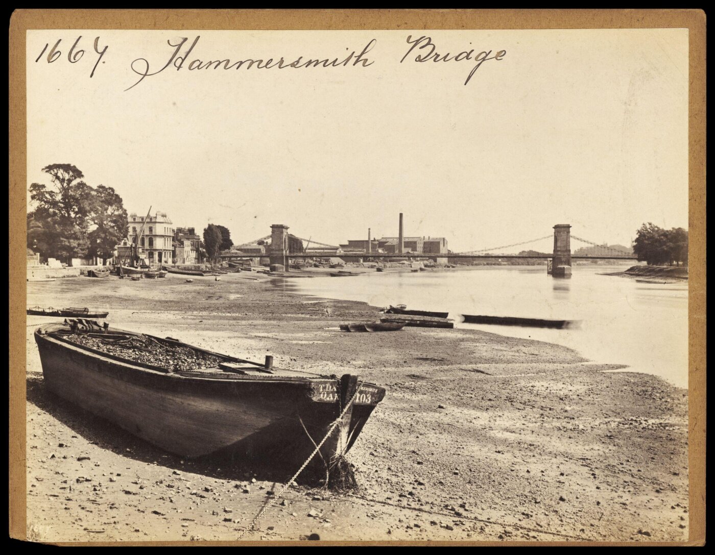 Francis Frith, Hammersmith Bridge