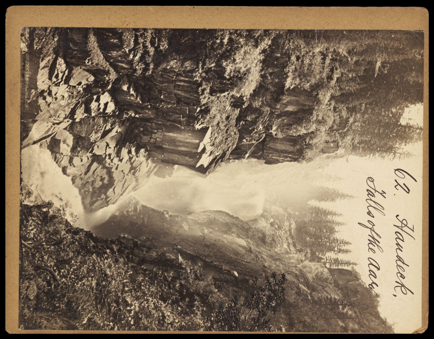 Francis Frith, Handeck. Falls of the Aar