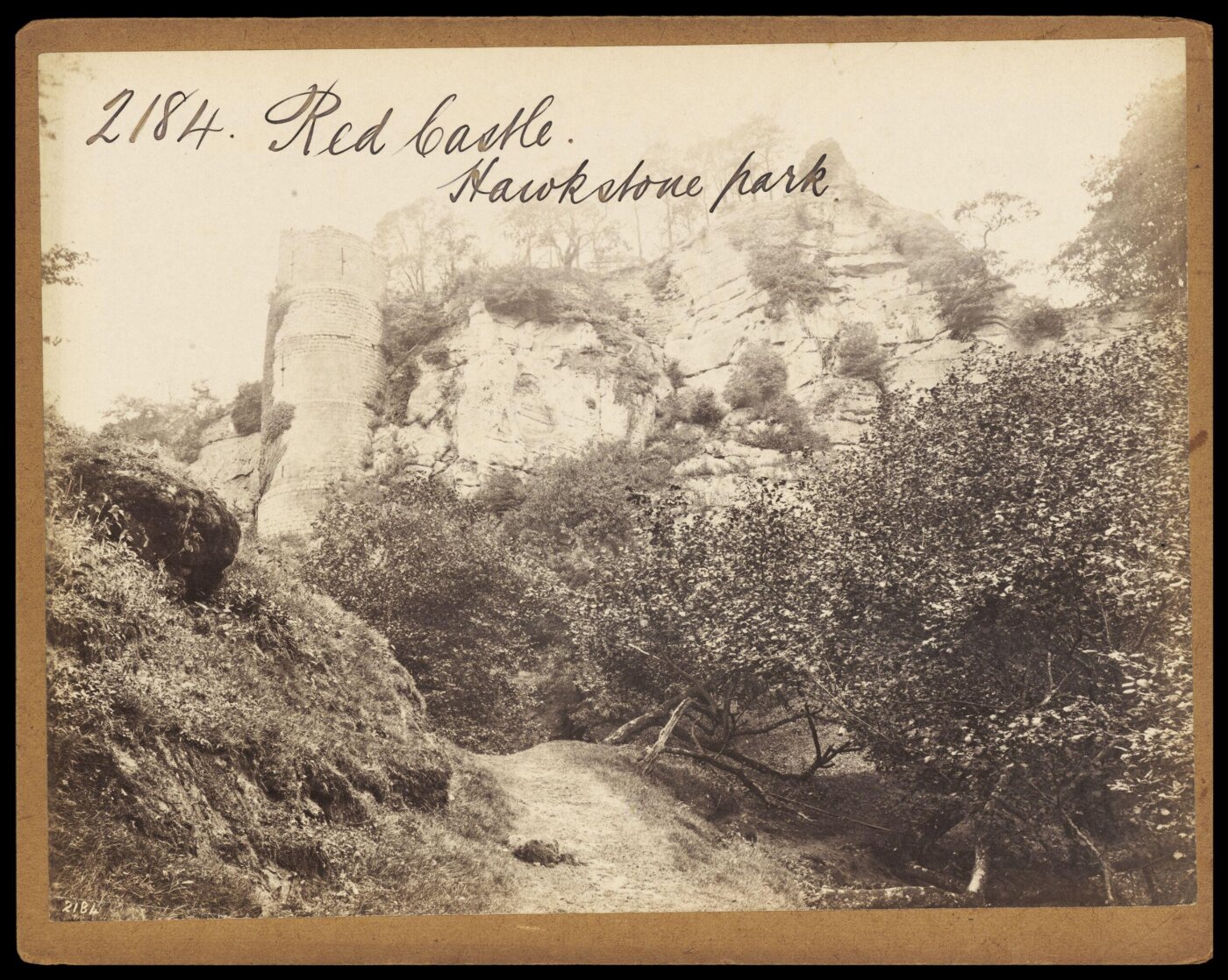 Francis Frith, Red Castle. Hawkstone park