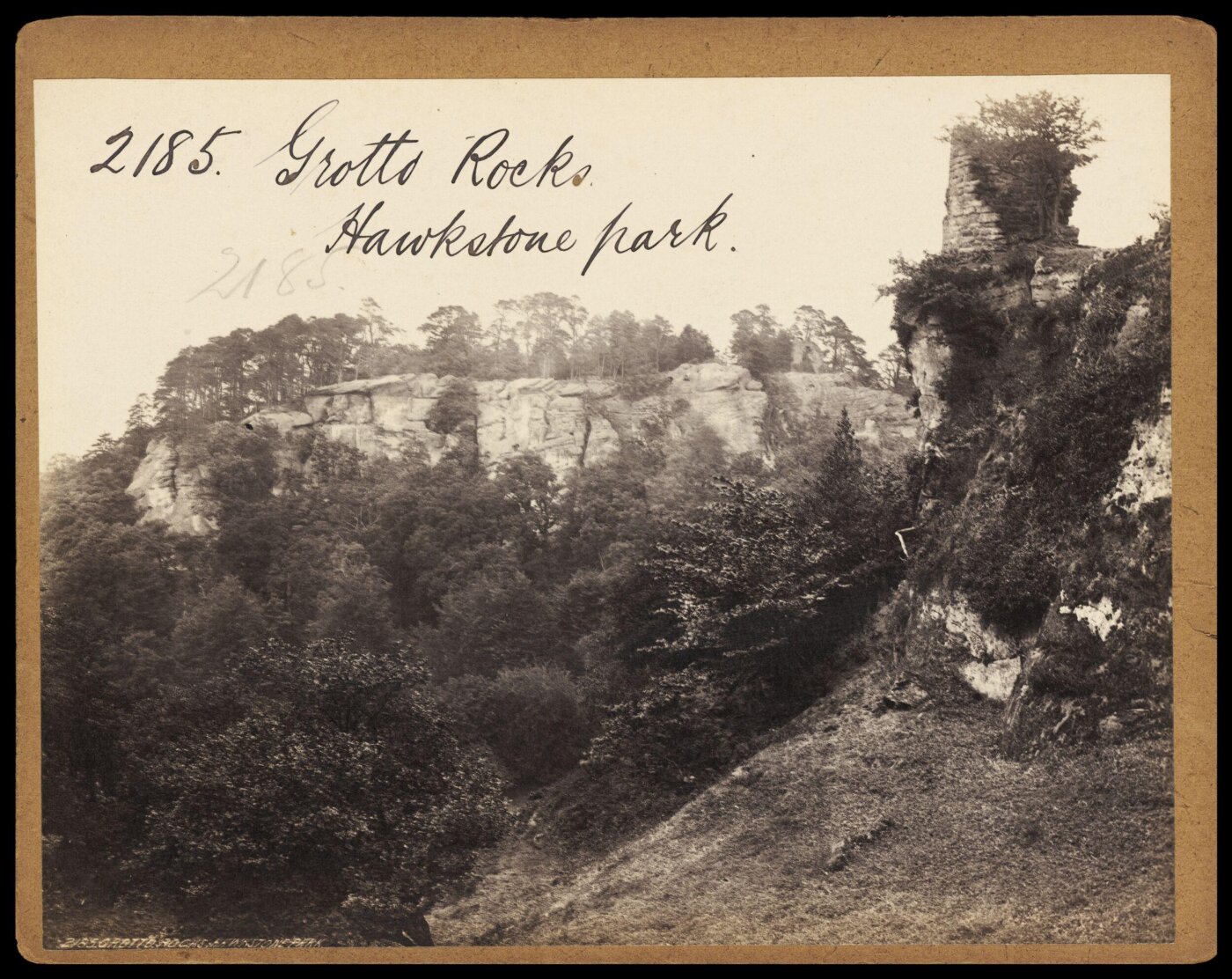 Francis Frith, Grotto Rocks Hawkstone park