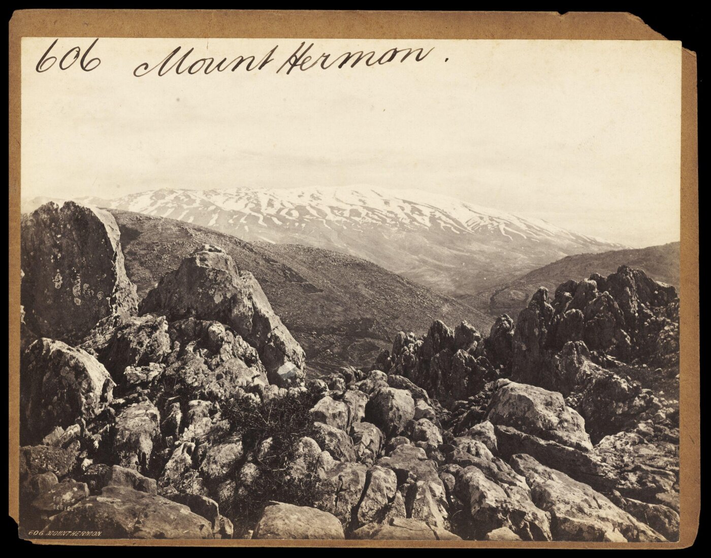 Francis Frith, Mount Hermon