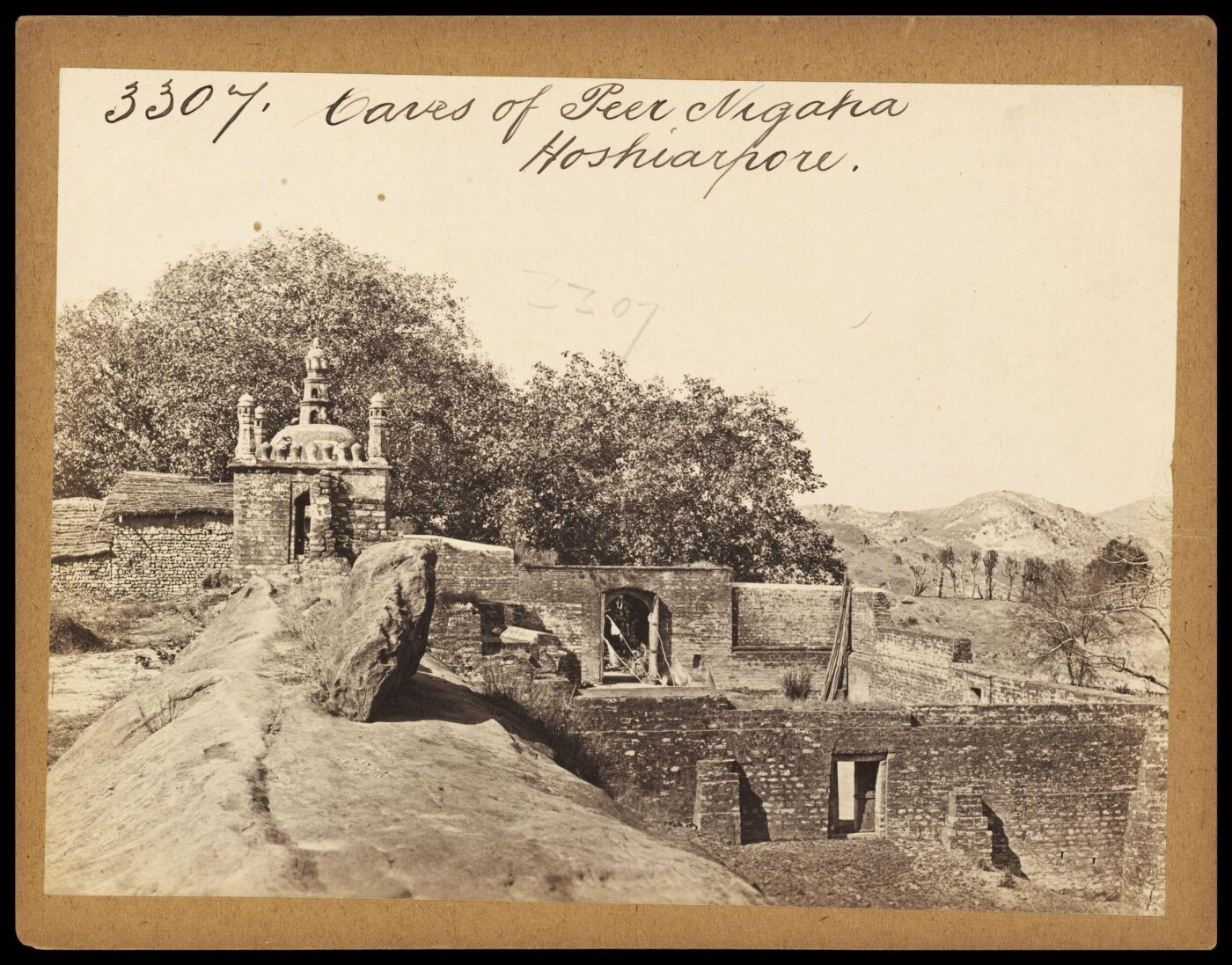Francis Frith, Hoshiarpore Caves of Peer Nigaha