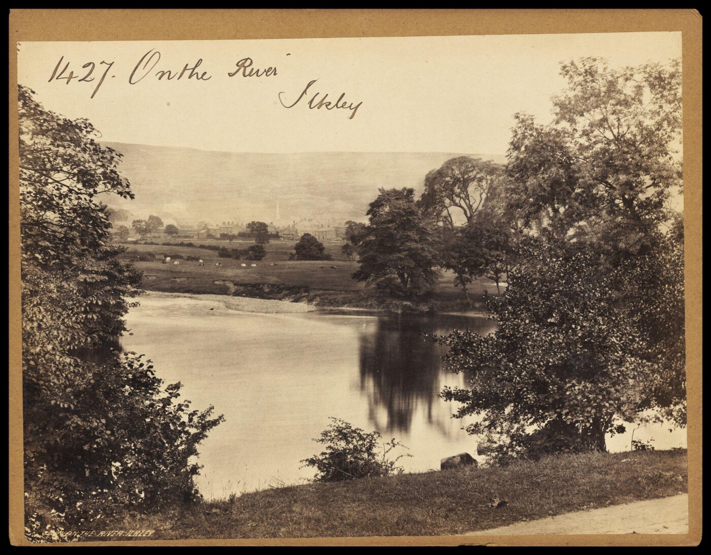 Francis Frith, On the River.  Ilkley