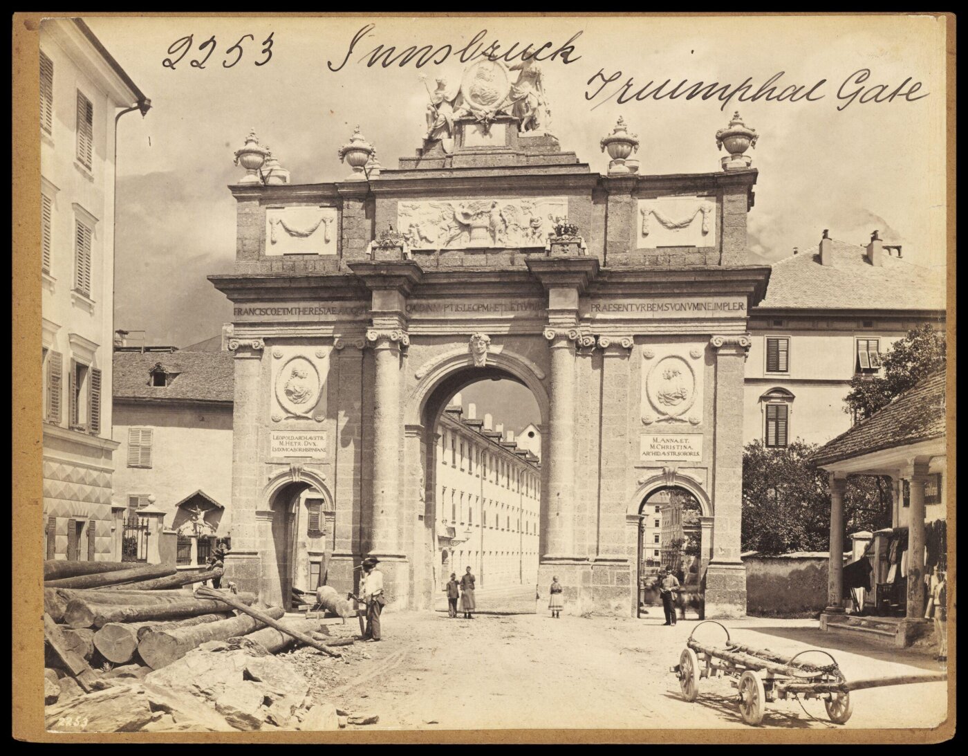 Francis Frith, Innsbruck.  Triumphal Gate