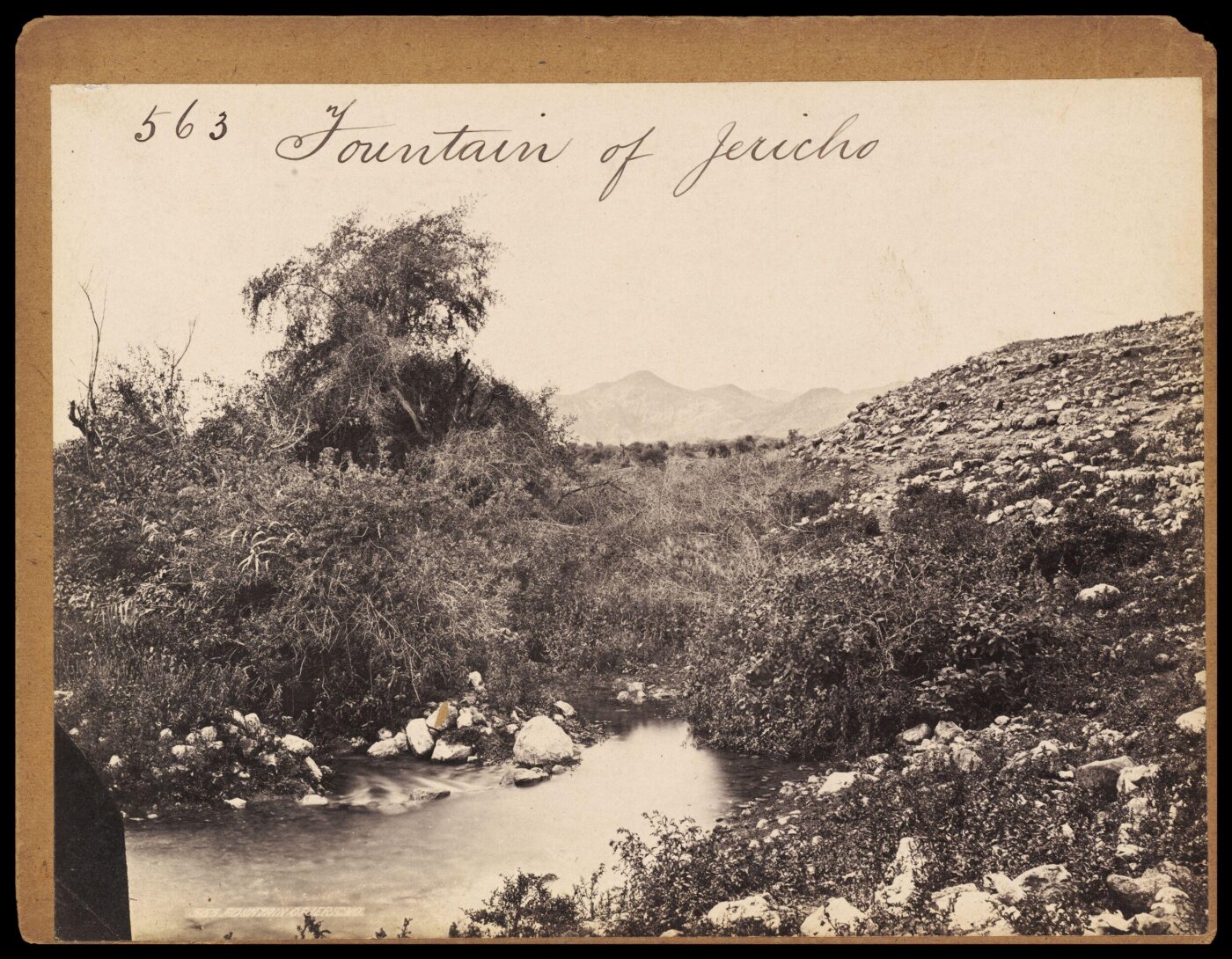 Francis Frith, Fountain of Jericho