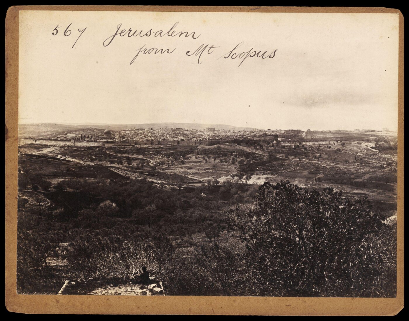 Francis Frith, Jerusalem from Mount Scopus