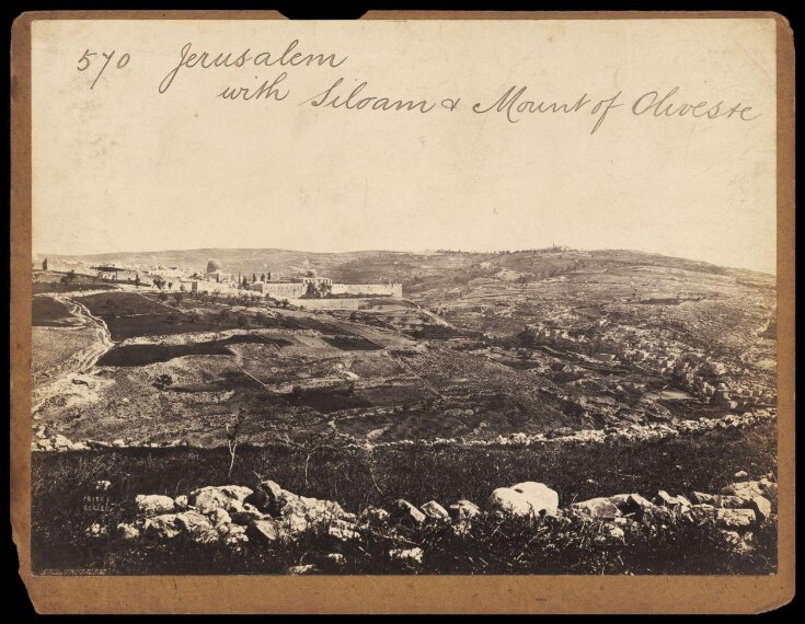 Jerusalem with Siloam & Mount of Olives etc. top image