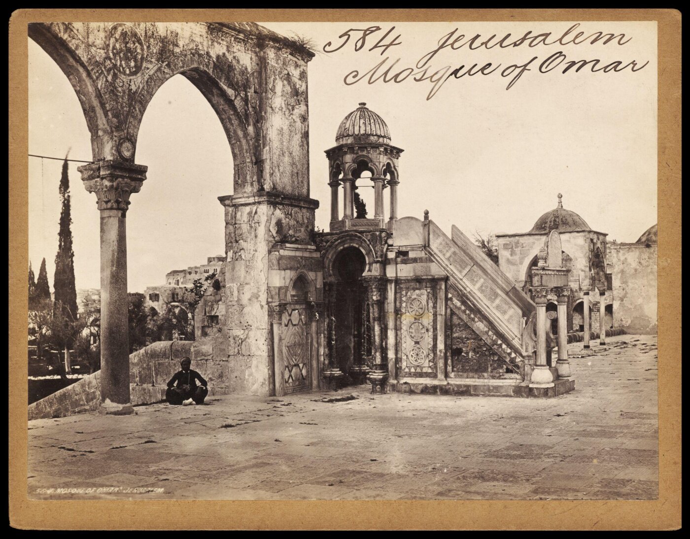 Francis Frith, Jerusalem. Mosque of Omar